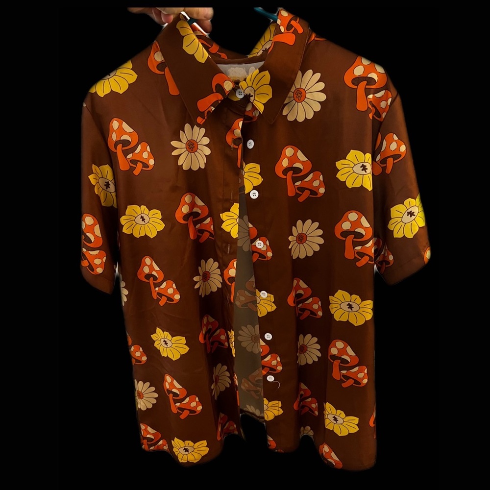 Mushroom button down